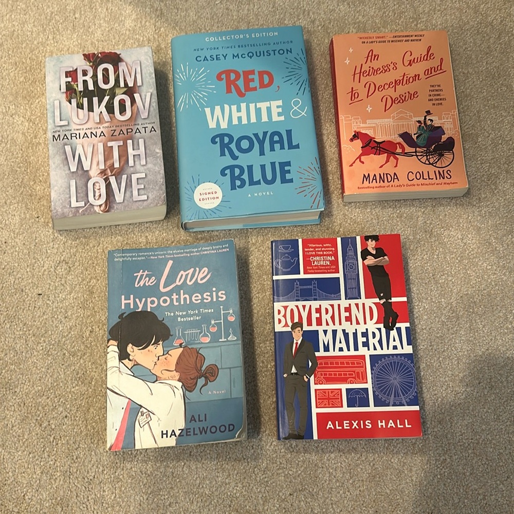 RomCom book collection!